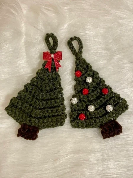 PATTERN - Christmas Tree Ornament Crochet