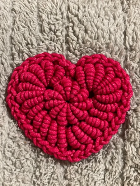 PATTERN - TikTok Heart Scrubby Crochet Pattern